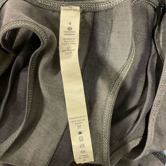 Lululemon Deep Navy All Tied Up Tank Top Tencel 4 - Picture 4 of 5